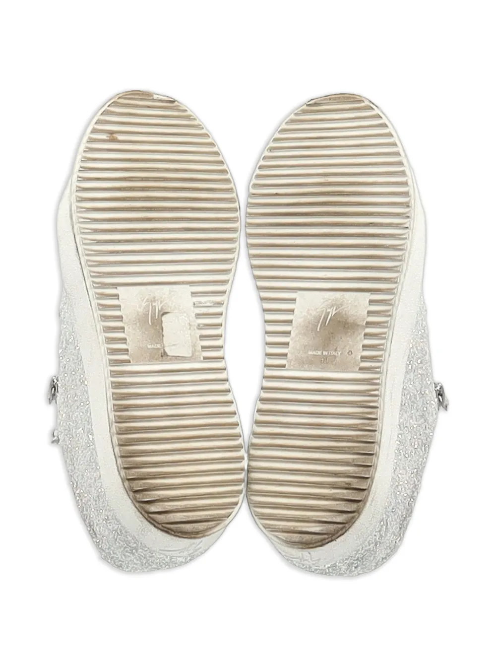May London Glitter Zip Sneakers