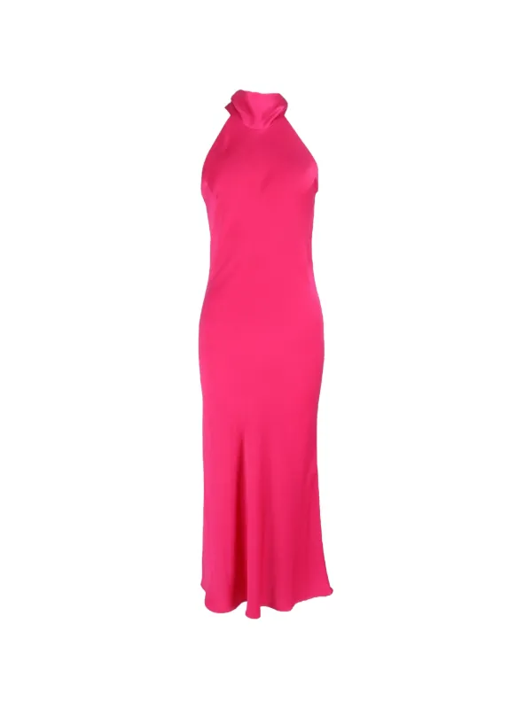 galvan pink dress Cropped Pandora Dress
