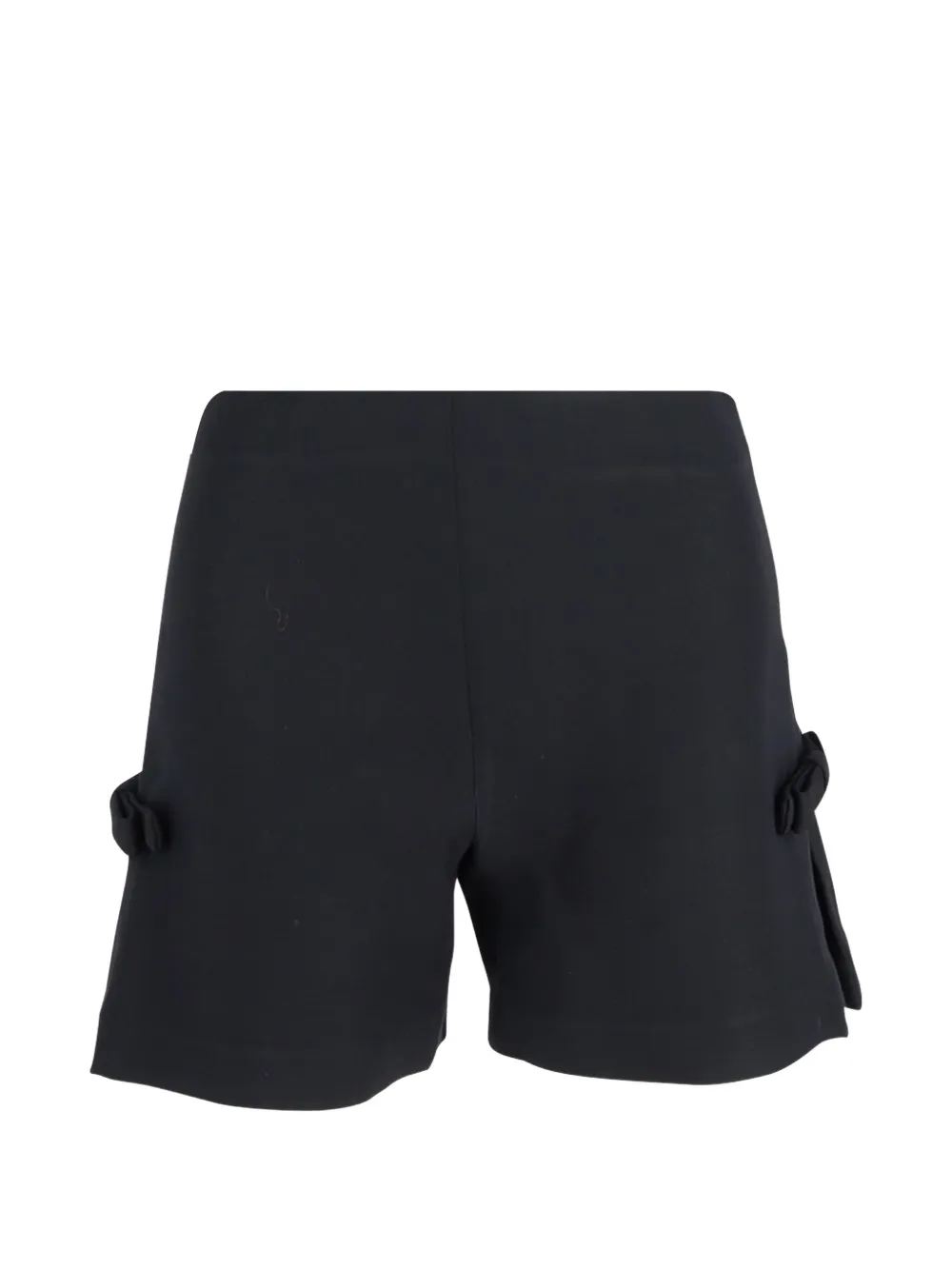 Fendi Pre-Owned bow detail wool shorts - Nero