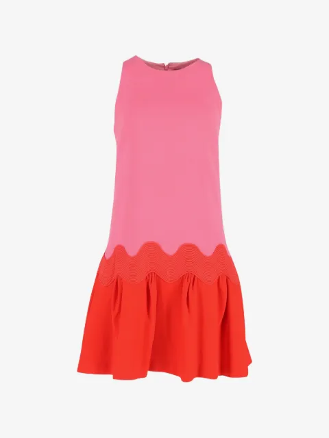 032c colourblock mini dress