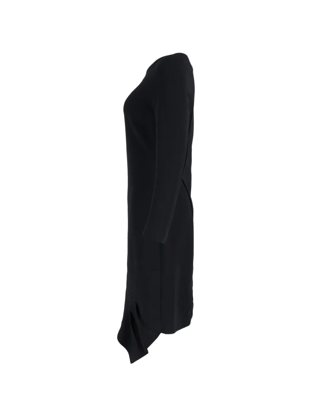 Asymmetric Long-Sleeve Dress