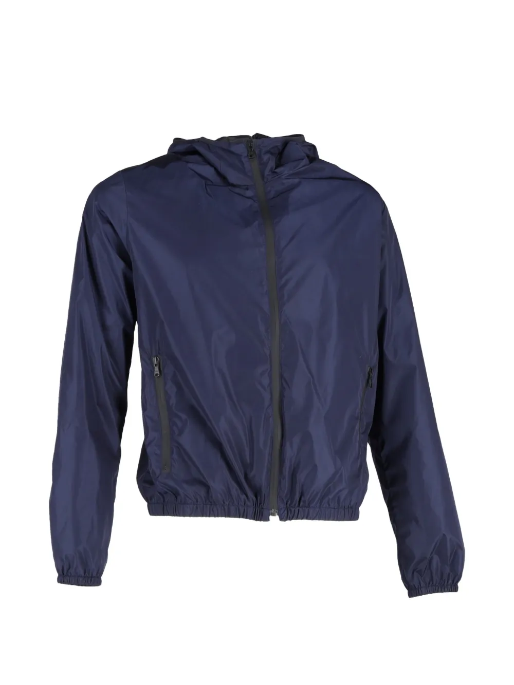 Tod's Vintage zipped hooded windbreaker jacket - Blu