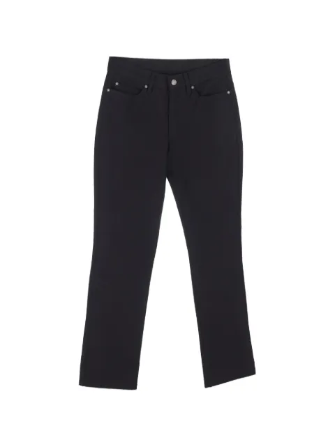 Escada Pre-Owned Straight-Leg-Jeans mit hohem Bund