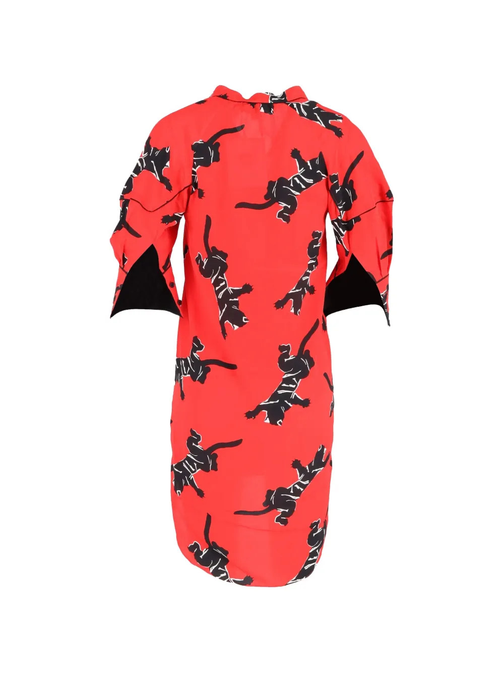 Diane Von Furstenberg Vintage printed mini dress - Rood
