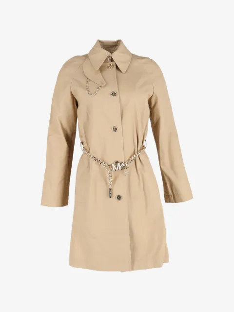 Michael Kors Vintage Trenchcoat mit Kettengürtel