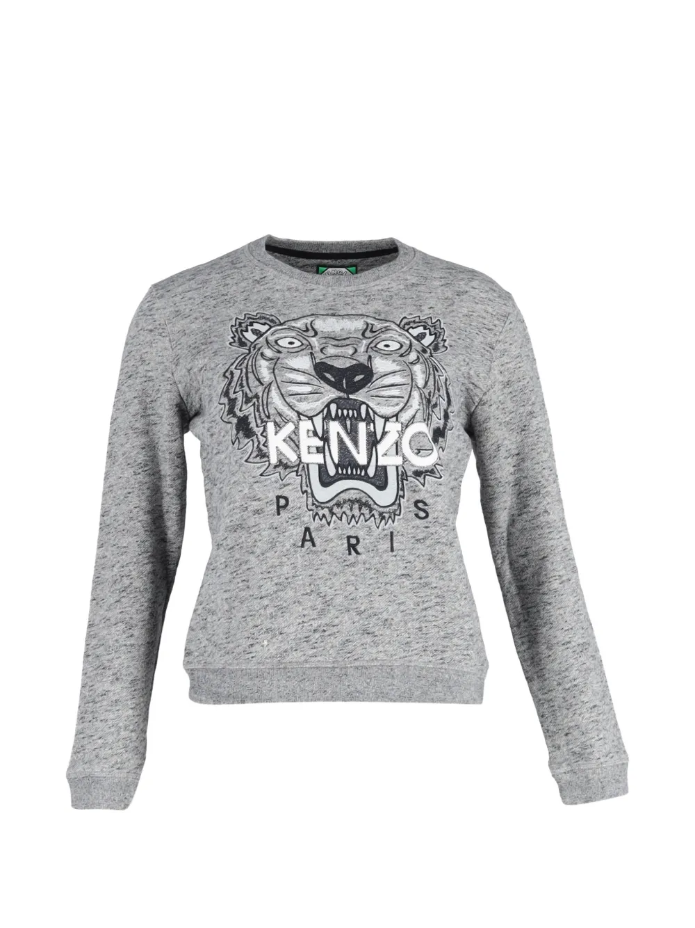 Kenzo Pre-Owned Tiger-print sweatshirt - Grigio
