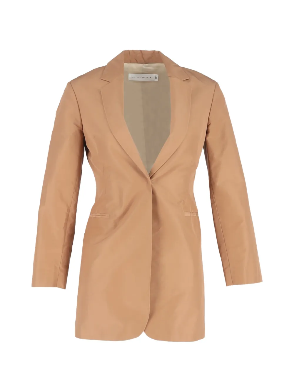 Victoria Beckham single-breasted blazer - Marrone
