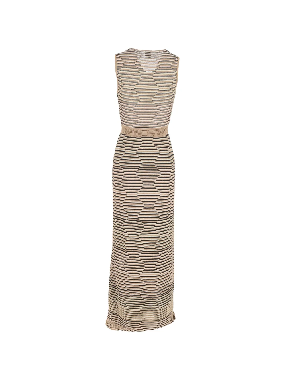 Missoni Pre-Owned patterned maxi dress - Beige