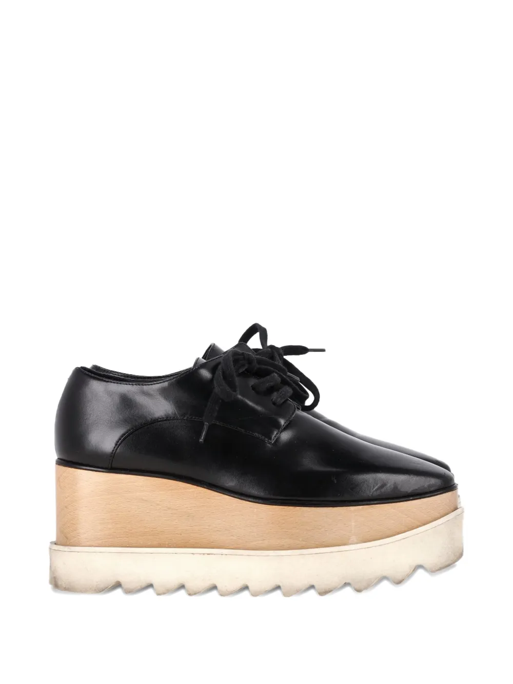 Stella McCartney Pre-Owned Elyse platform Derby shoes - Nero