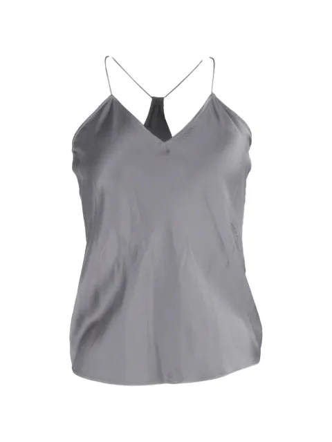 Theory V-neck silk top