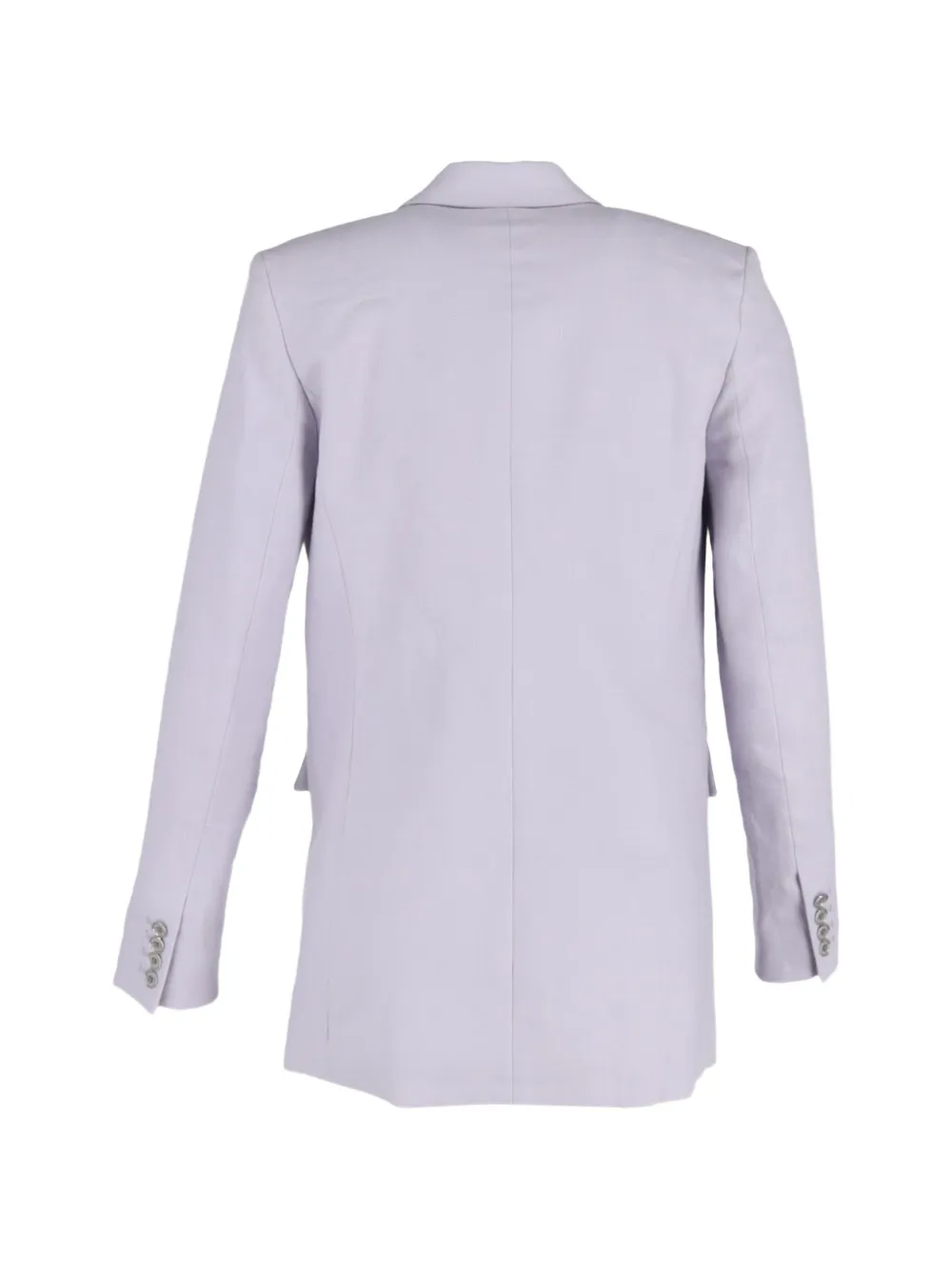 Double-Breasted Linen Blazer