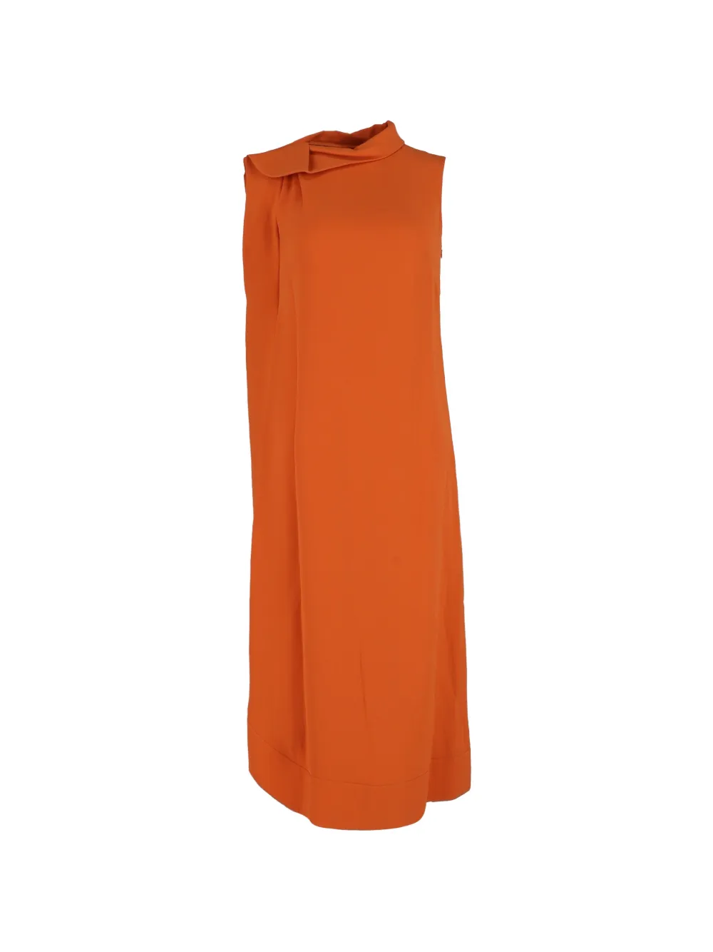Valentino Garavani Pre-Owned midi asymmetric dress - Arancione