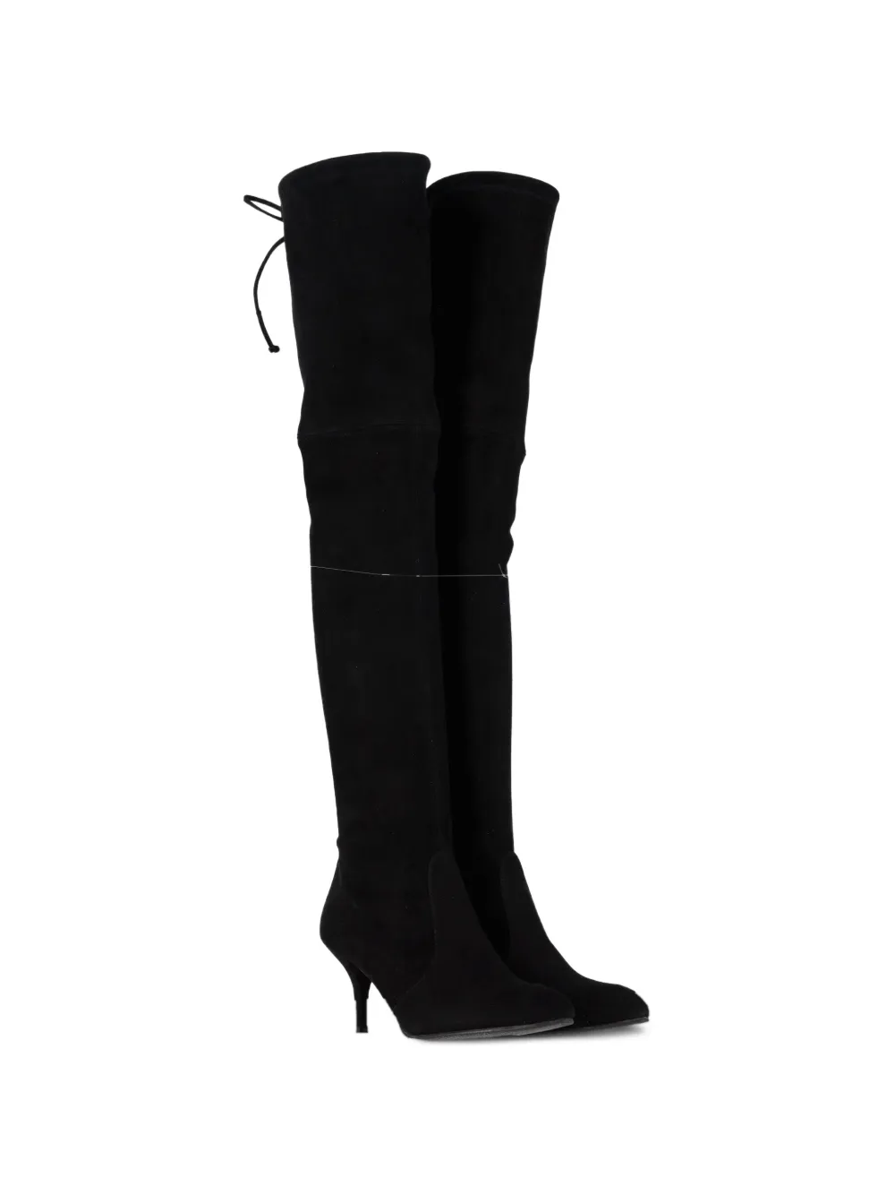 Stuart Weitzman over-the-knee suede boots - Zwart