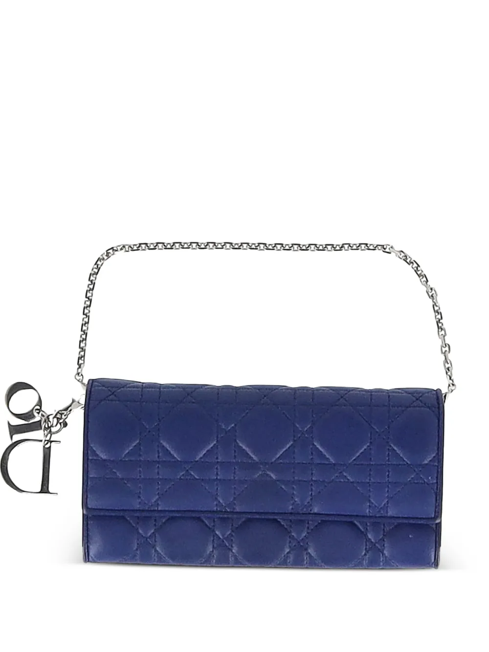 Christian Dior Pre-Owned Clutch Lady Dior Cannage - Blu