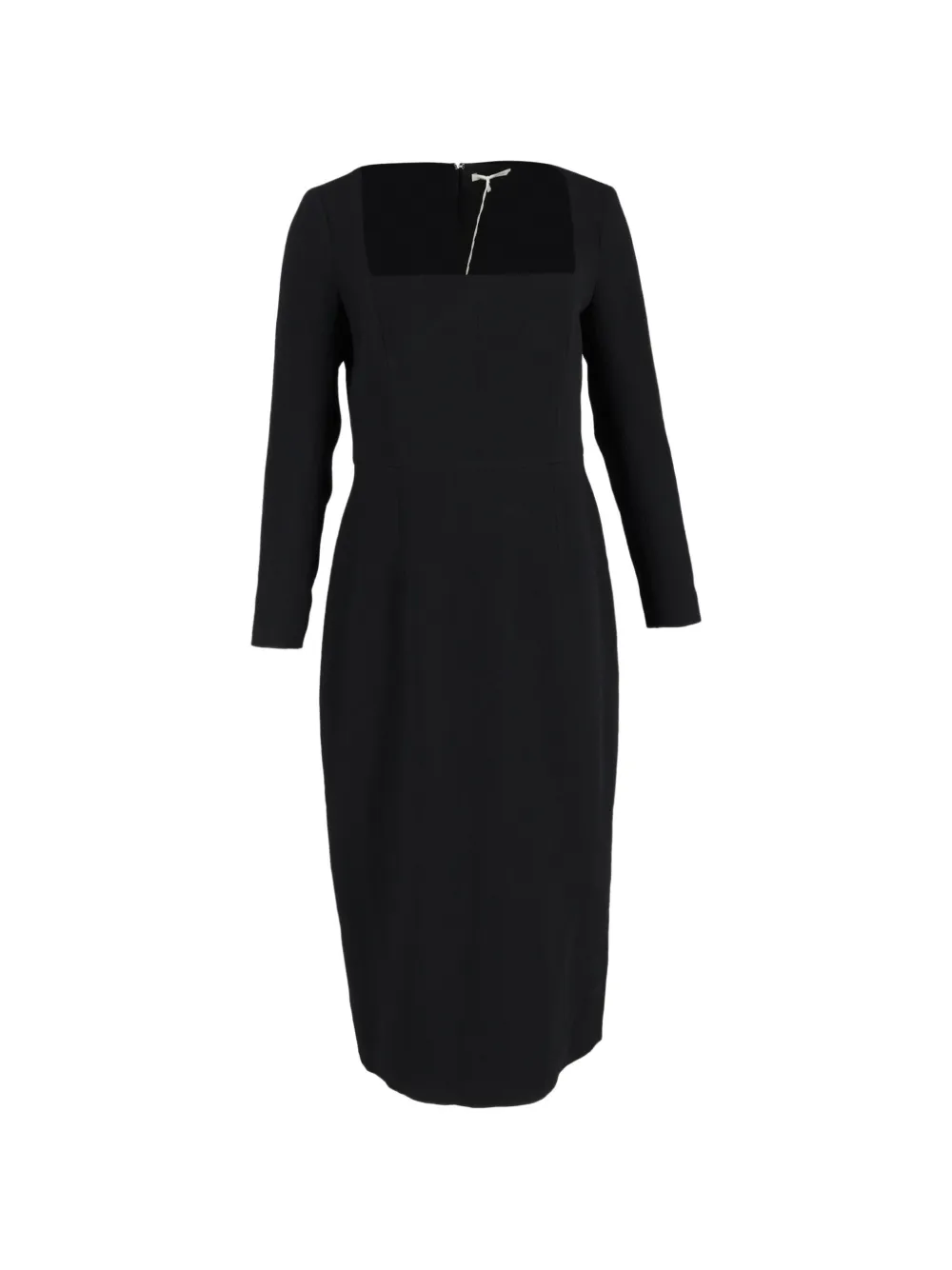 Emilia Wickstead Erletta square-neck midi dress - Nero