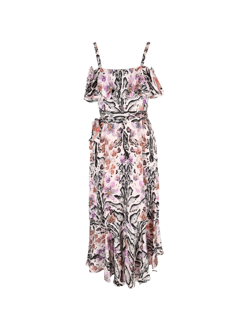 Temperley London printed midi dress - Beige