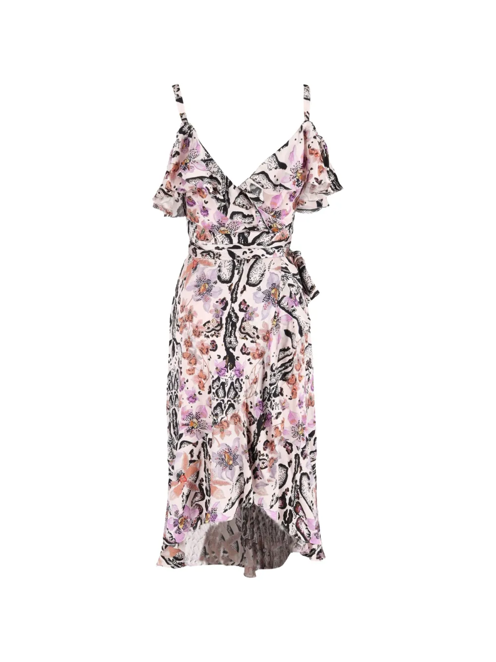 Temperley London printed midi dress - Toni neutri