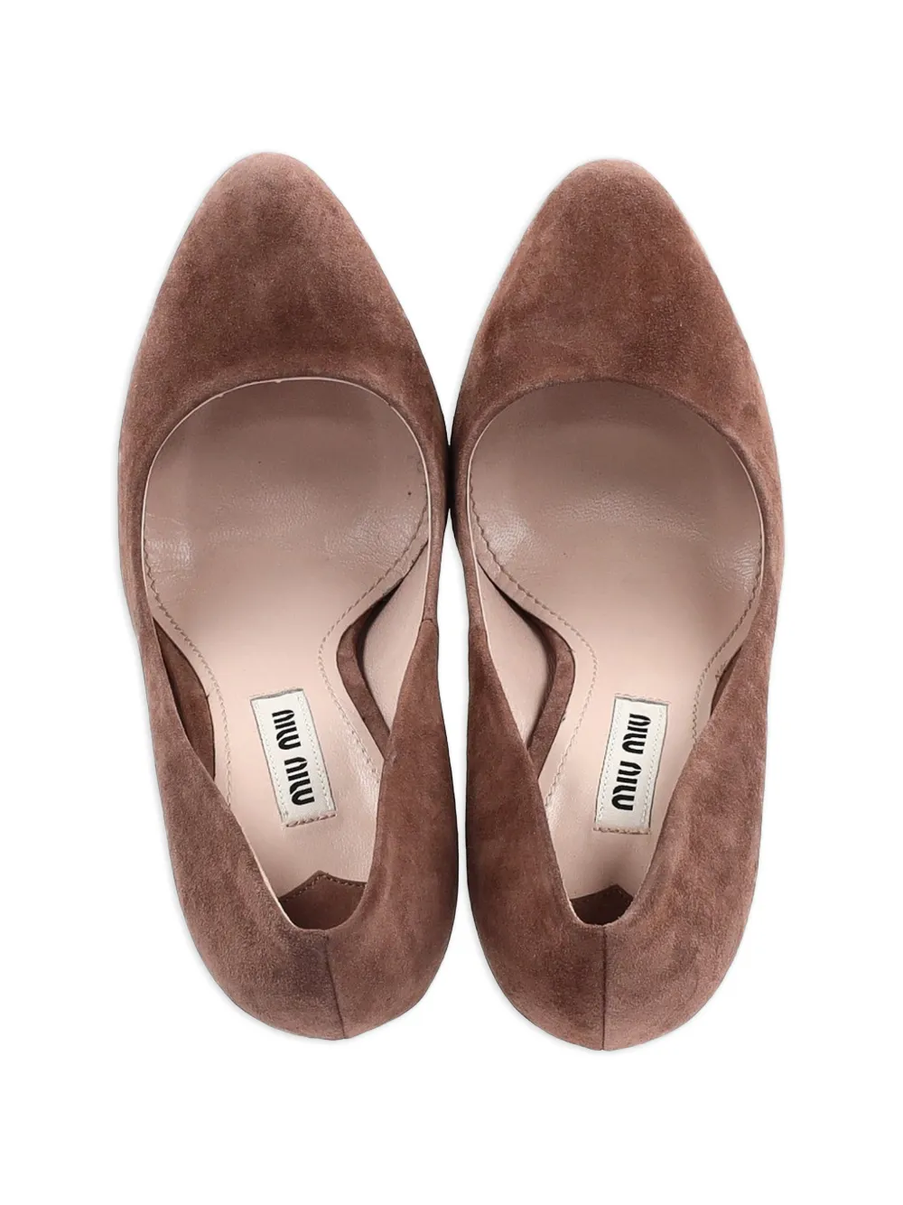 Platform Suede Pumps