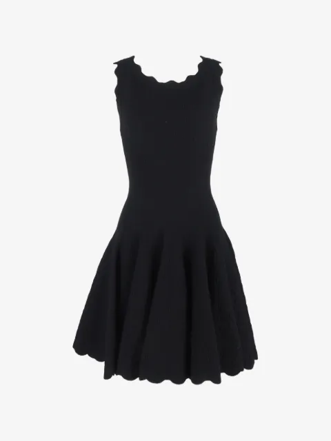 Alaïa Pre-Owned scalloped mini dress