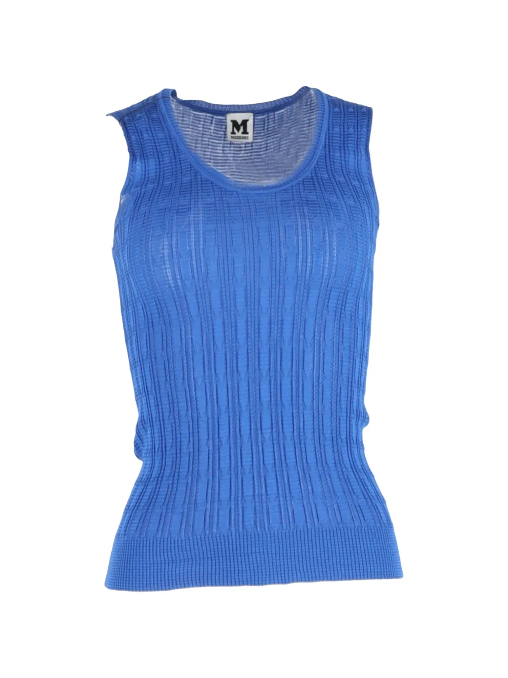 Missoni Pre-Owned knitted tank top - Blu