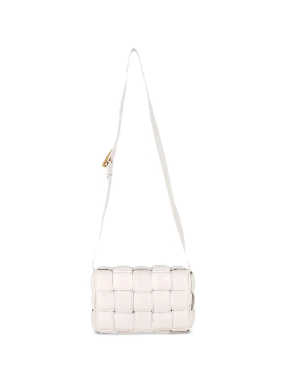 Bottega Veneta Pre-Owned Cassette padded shoulder bag - Bianco