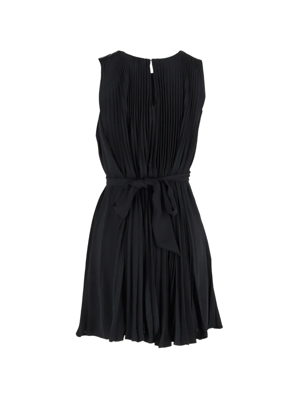 Diane Von Furstenberg Vintage pleated mini dress - Zwart
