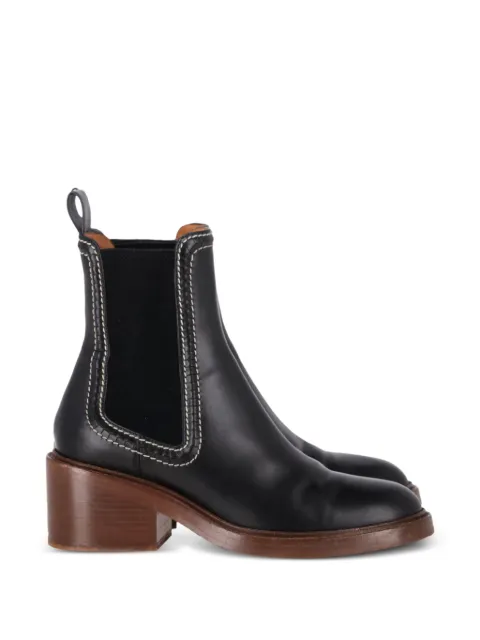 Chloé Vintage Mallo stitching chelsea boots