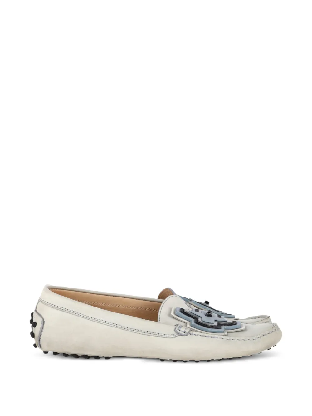 Tod's Vintage Mocassini con applicazione - Toni neutri