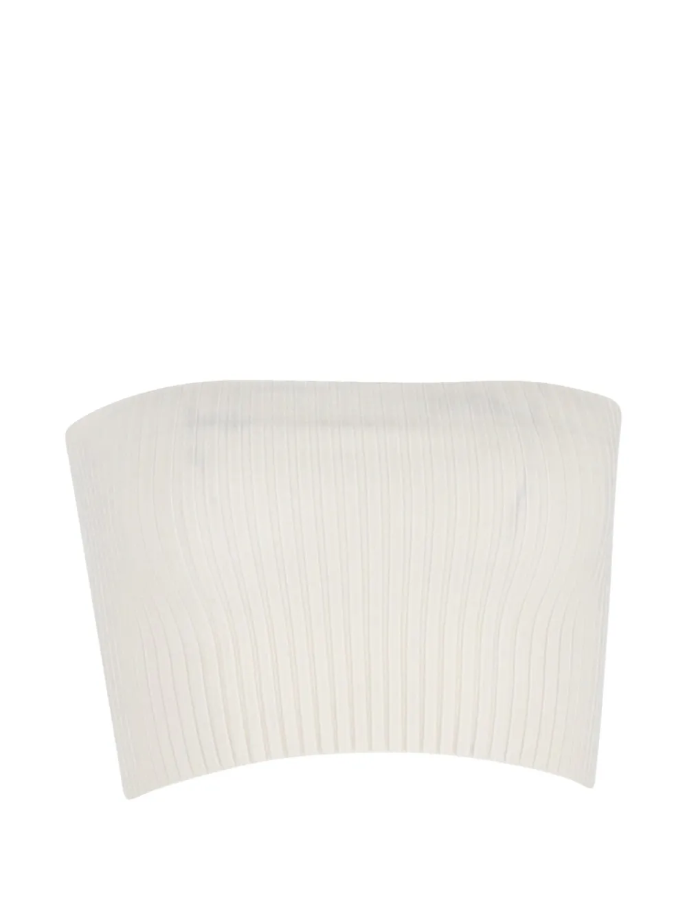 Chloé Vintage ribbed knit tube top - Toni neutri