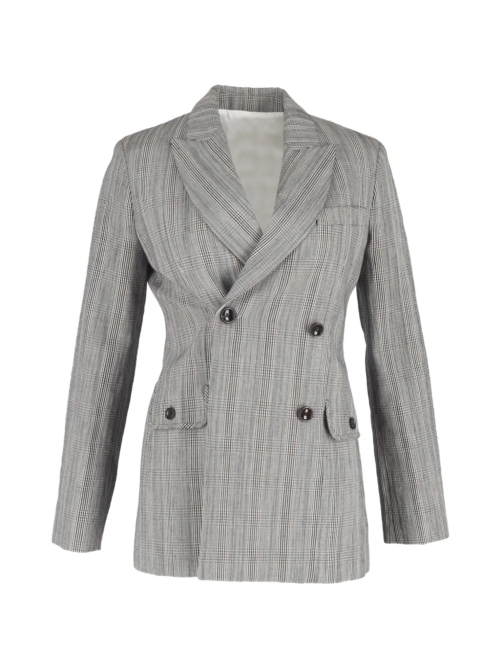 JOSEPH houndstooth double-breasted blazer - Grigio