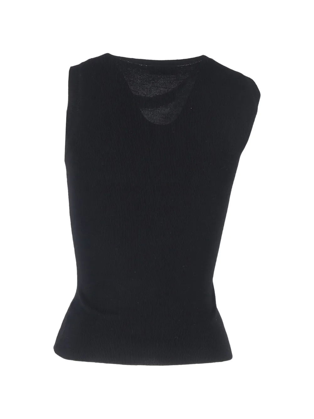 Knitted Lace-Detail Top