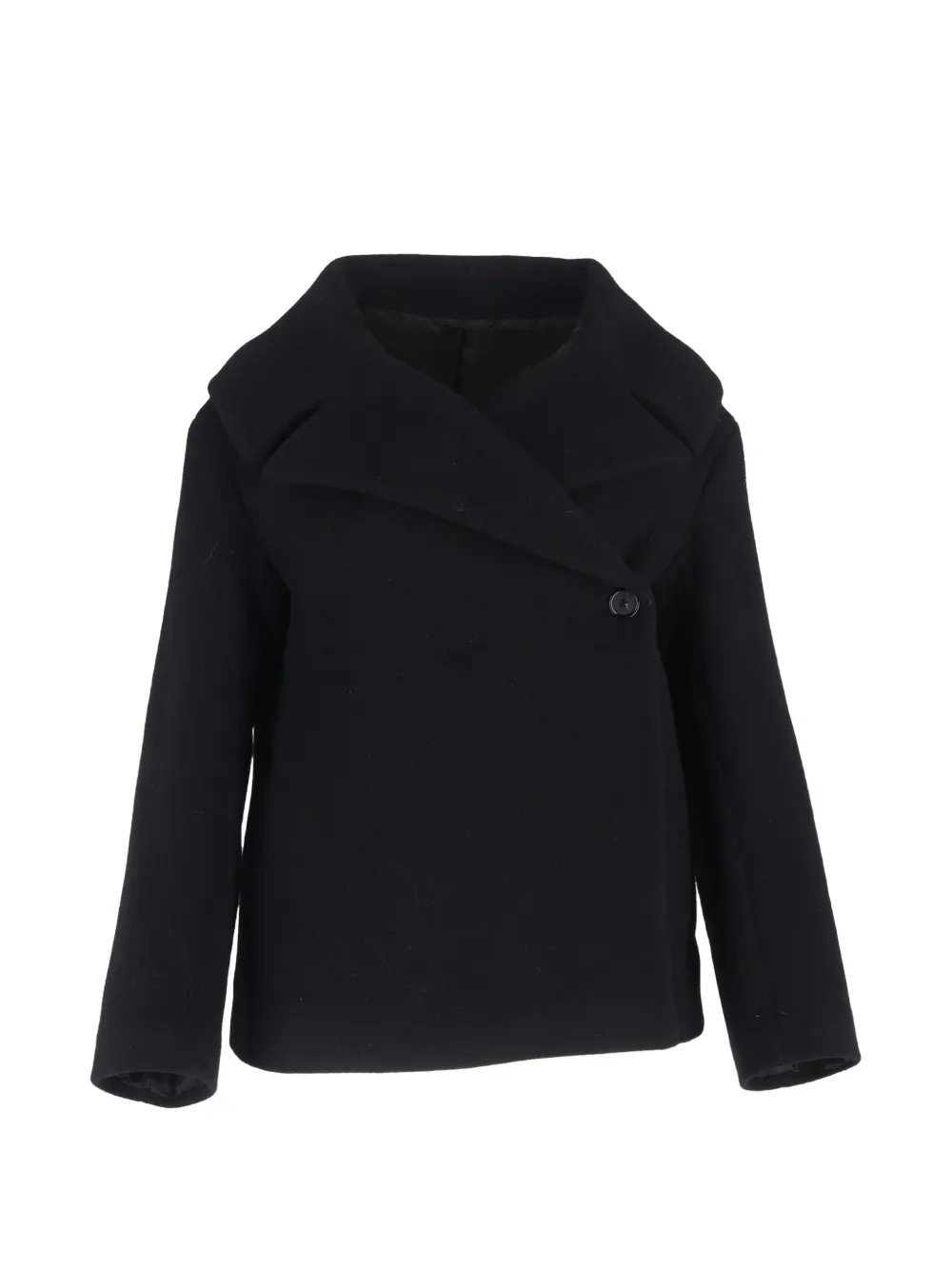 TOTEME button wrap jacket - Nero