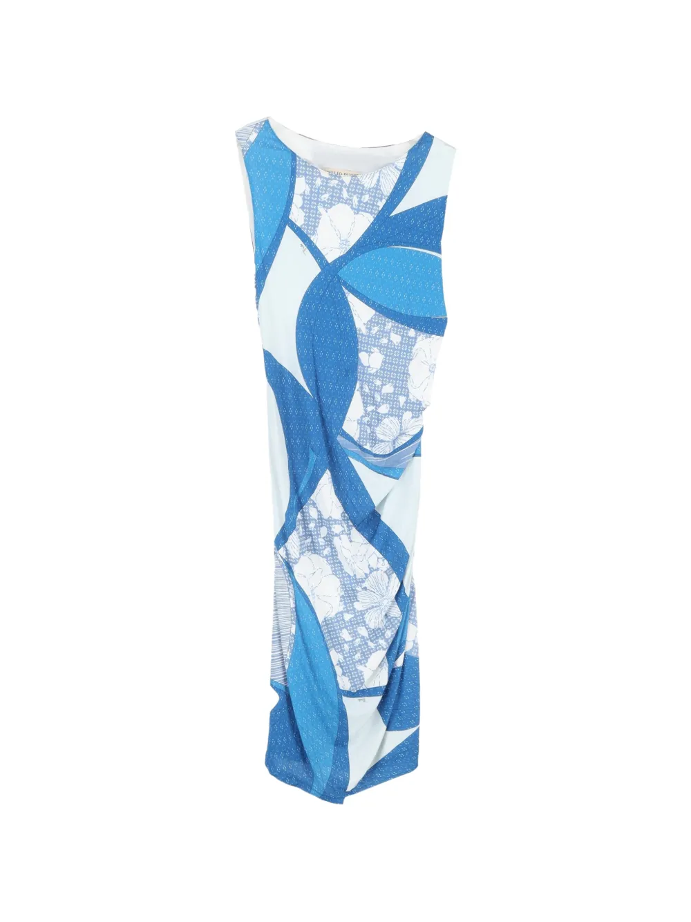 PUCCI Pre-Owned printed mini dress - Blu