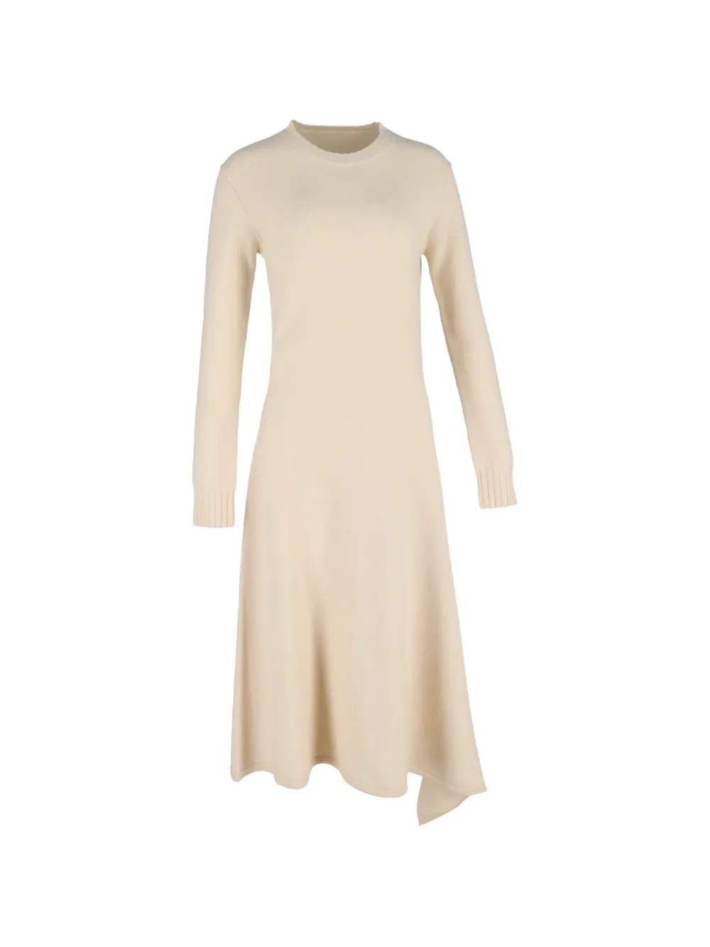 Jil Sander Pre-Owned long-sleeve midi dress - Toni neutri