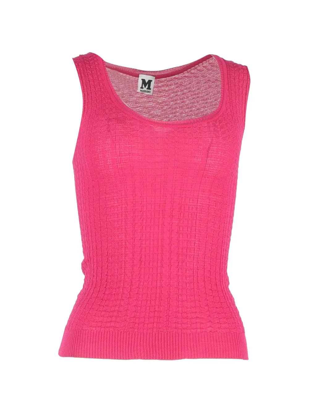 M Missoni Vintage knitted tank top - Rosa