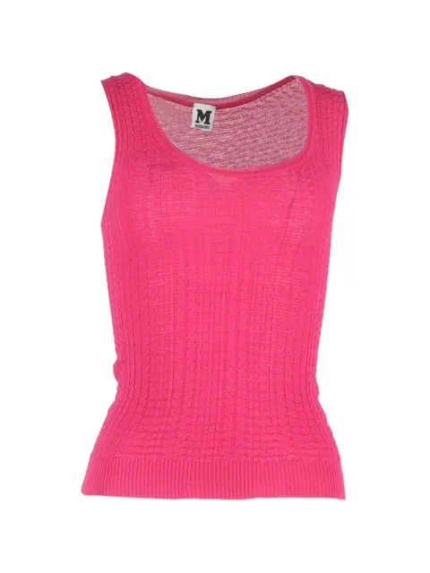 M Missoni Vintage knitted tank top