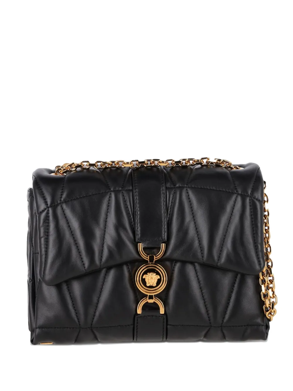 Versace Pre-Owned Kleio quilted Medusa shoulder bag - Nero