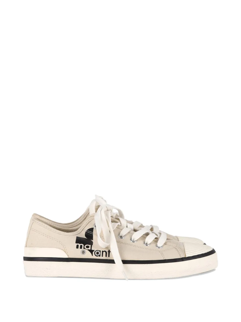 Isabel Marant Vintage Binko canvas sneakers - Nude
