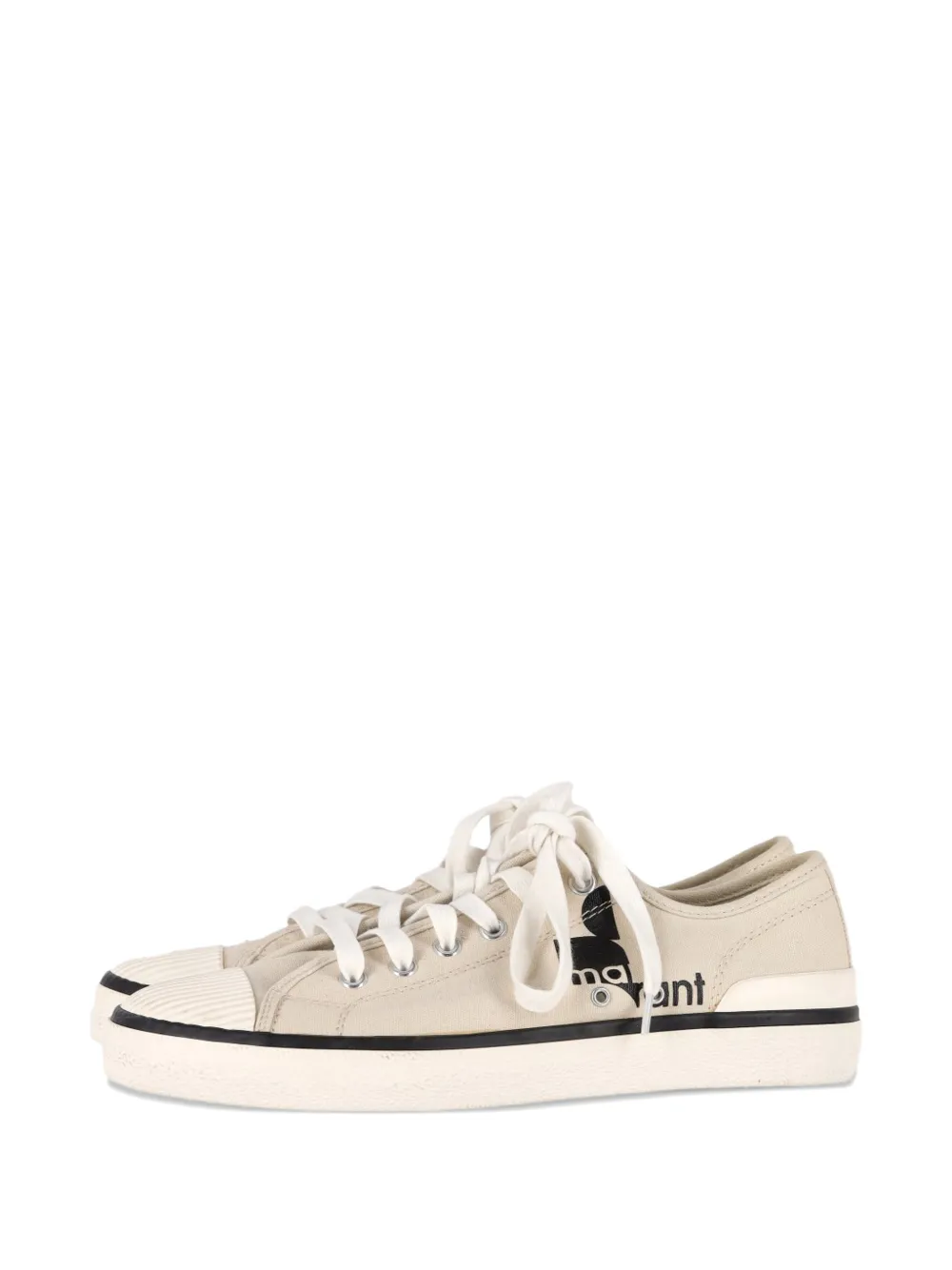 Isabel Marant Vintage Binko canvas sneakers - Beige