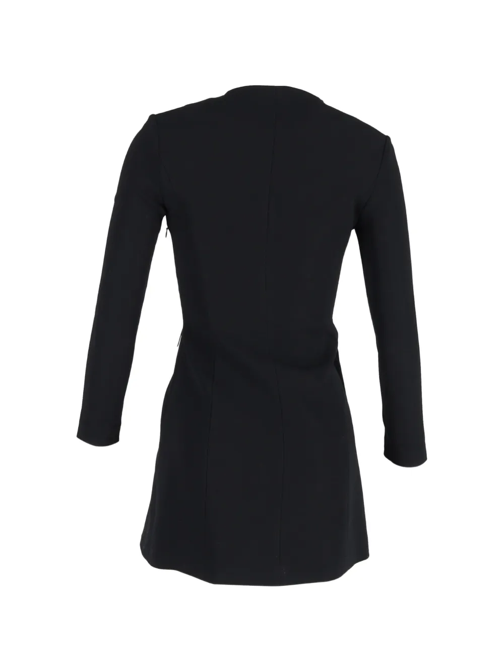 Pre-Owned Alexander Wang fringed wrap mini dress - Zwart