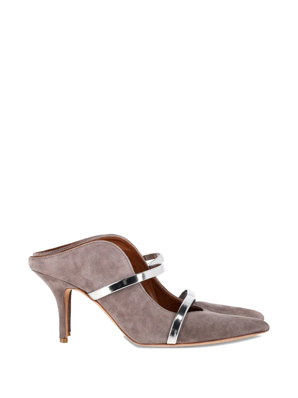 Malone Souliers Maureen strap mules - Grey