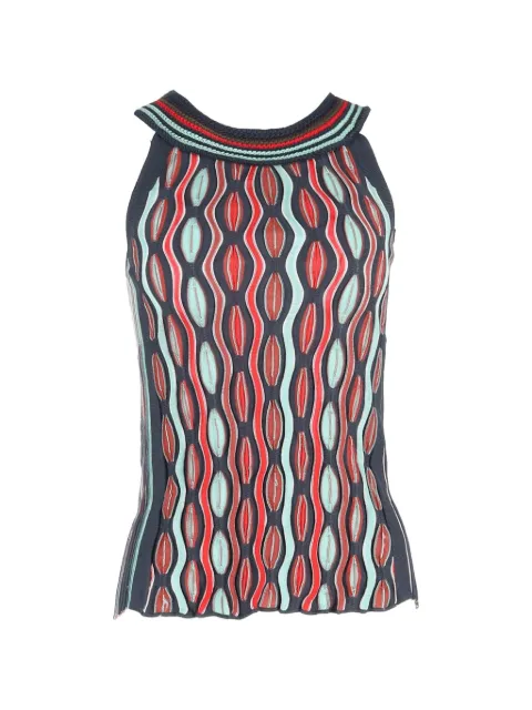 M Missoni Vintage top tejido manga corta