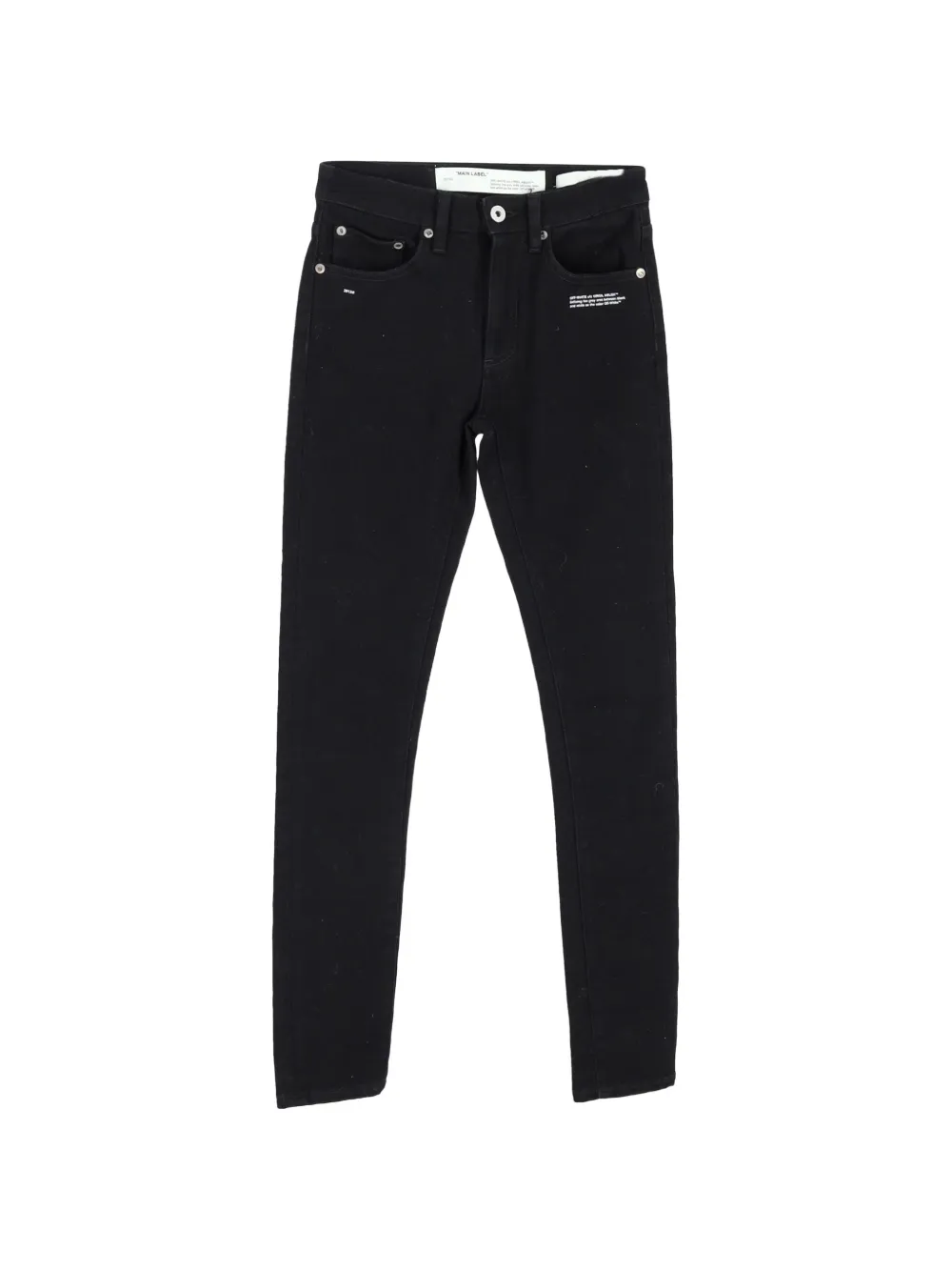 Off-White Pre-Owned slim-fit trousers - Nero