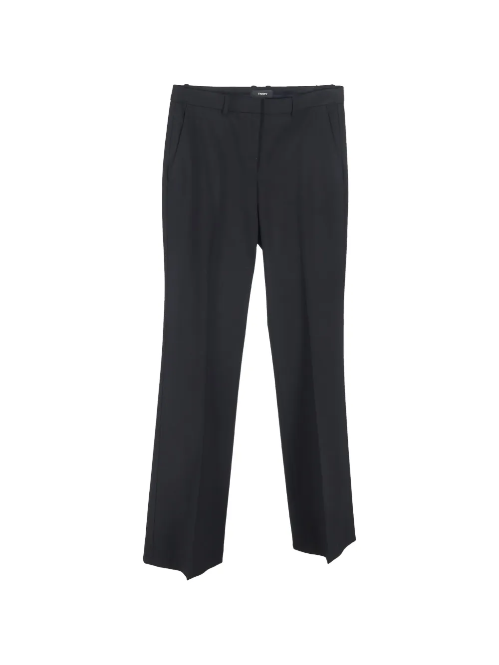 Theory wide-leg wool trousers - Nero