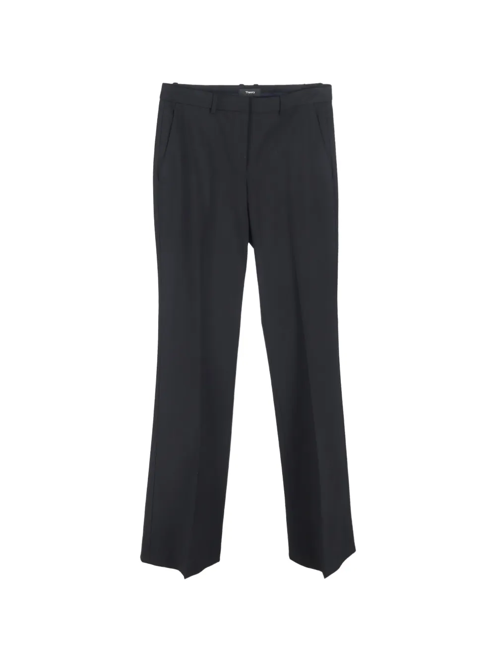 Theory wide-leg wool trousers - Nero