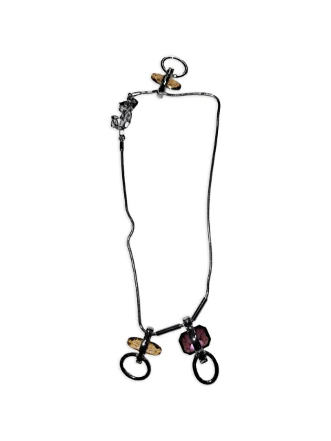 Swarovski Vintage lot boucles d'oreilles-collier à pendentif serti de cristaux