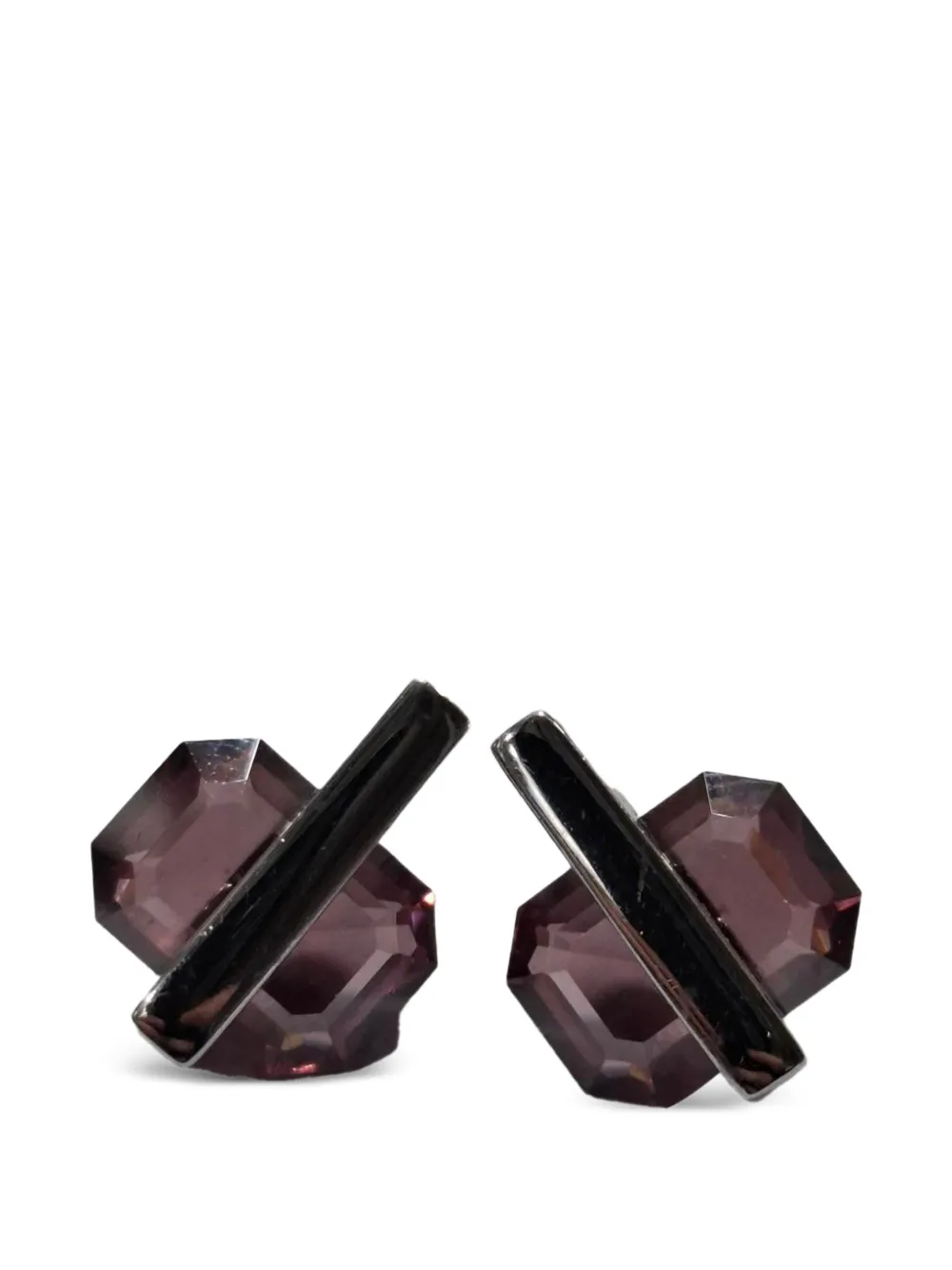 Crystal-Pendant Earrings And Necklace Set