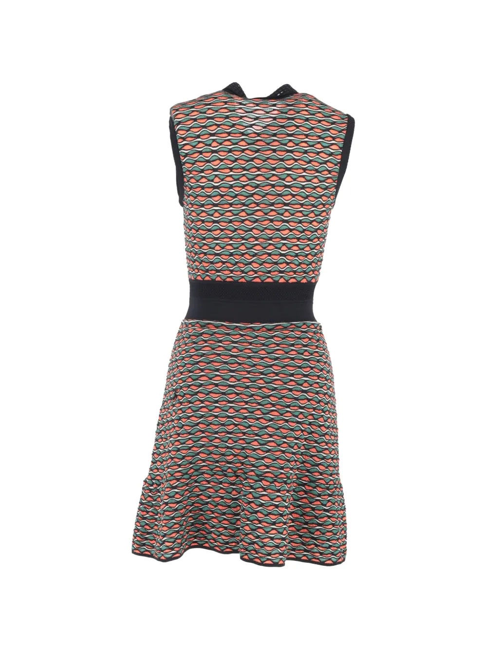 Missoni Pre-Owned patterned buttoned mini dress - Oranje