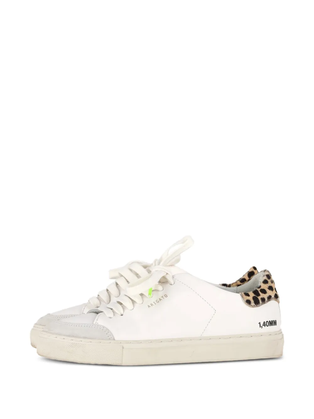 Leopard-Print Leather Sneakers