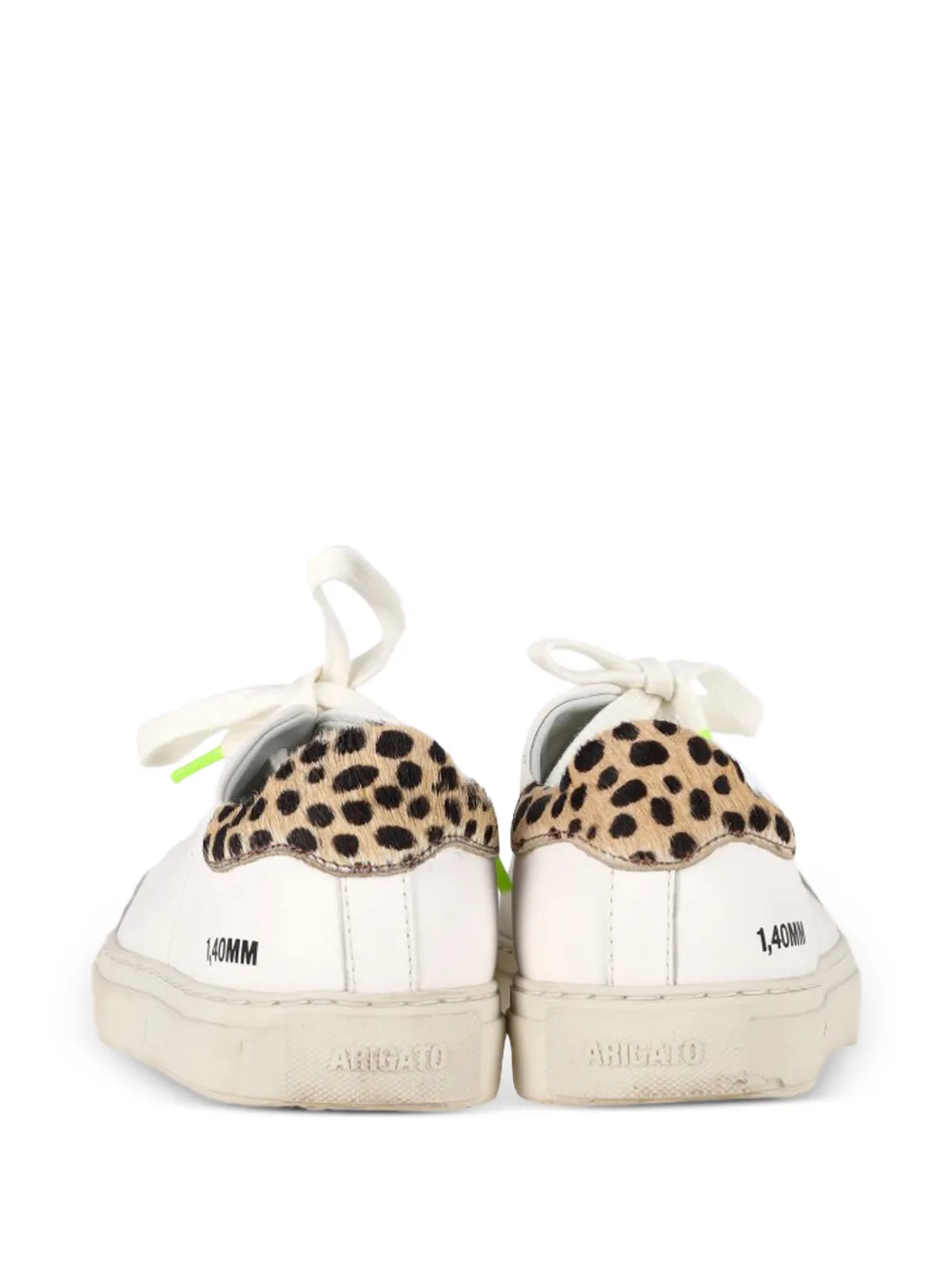 Leopard-Print Leather Sneakers